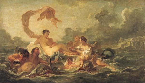 Francois Boucher The Birth of Venus,third quarter of the eighteenth century china oil painting image